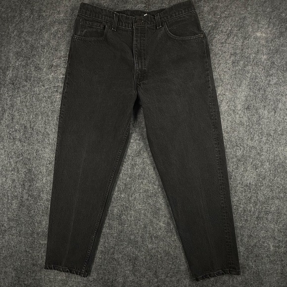 Levi's Other - Vintage 1994 Levis 550 Jeans Mens 38x30 Black Relaxed Tapered USA Denim